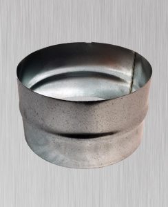 Metallic, male coupling piece