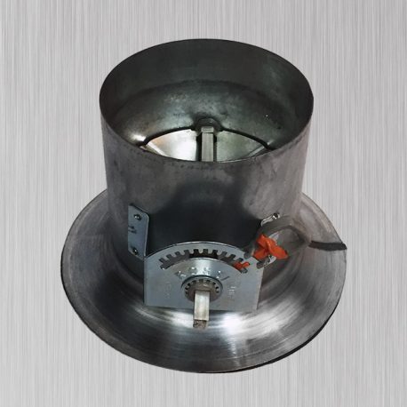 bellmouth with heavy duty damper and quadrant 2